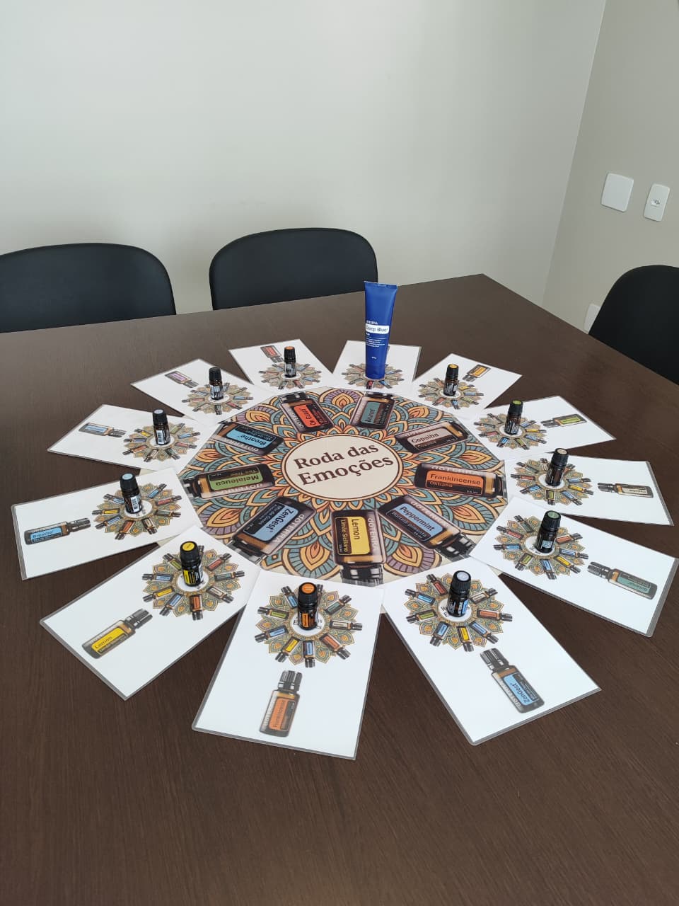Montagem com Mandala 60 cm